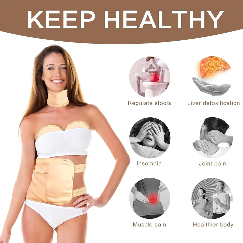 Organic Cotton Castor Oil Wrap Kit