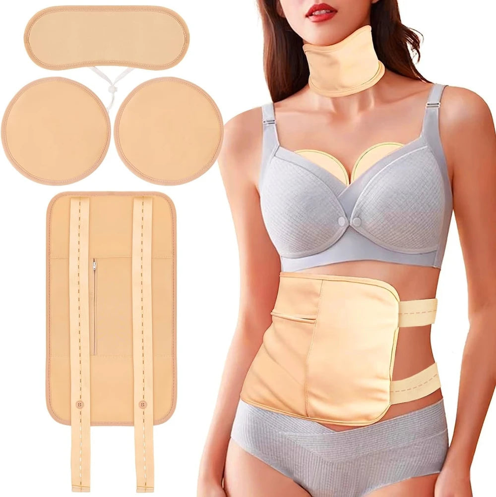 Organic Cotton Castor Oil Wrap Kit